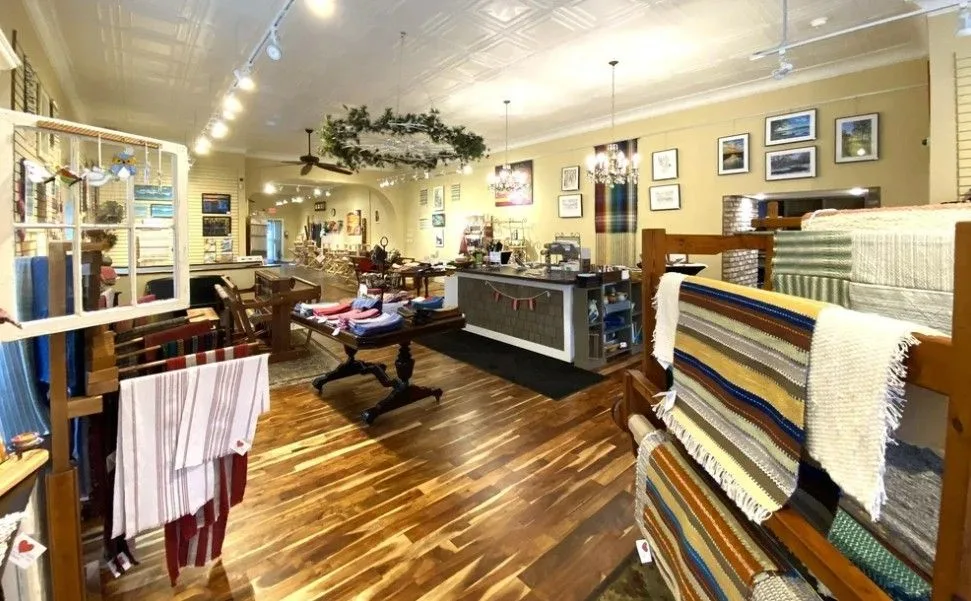 Inside the Annandale Art and Textile Center downtown